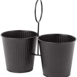 Home Accents Duo Bloempot In Houder
