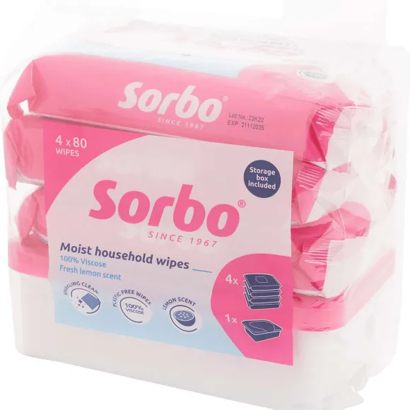 Sorbo Vochtige Reinigingsdoekjes In Opbergbox