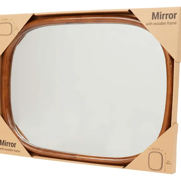 Spiegel Met Houten Frame